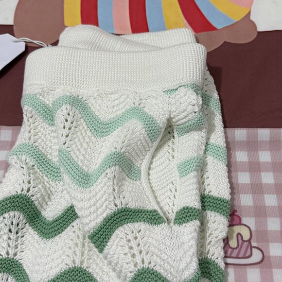 Casablanca Gradient Wave Knit Shorts - Picture 6 of 6